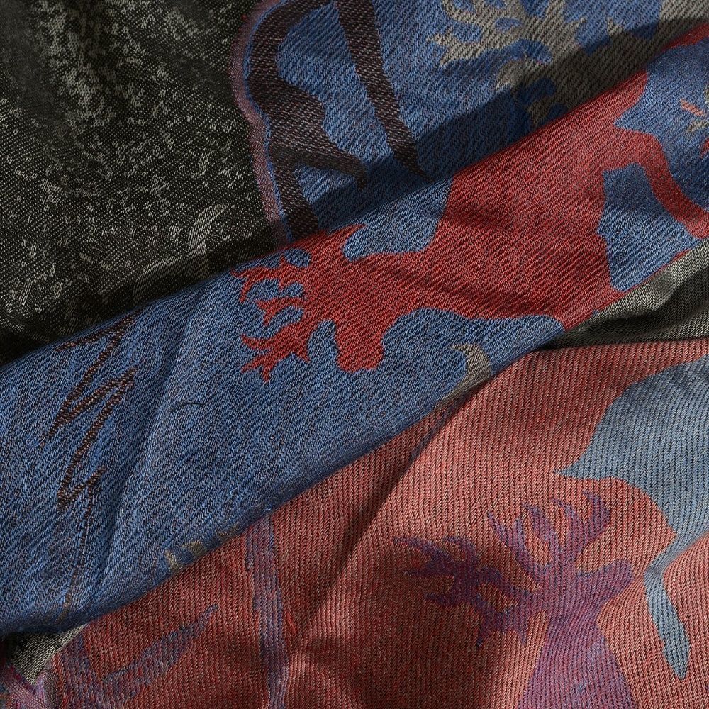 Scarf Reversible Multi Color 100% Modal - Picture 2 of 4